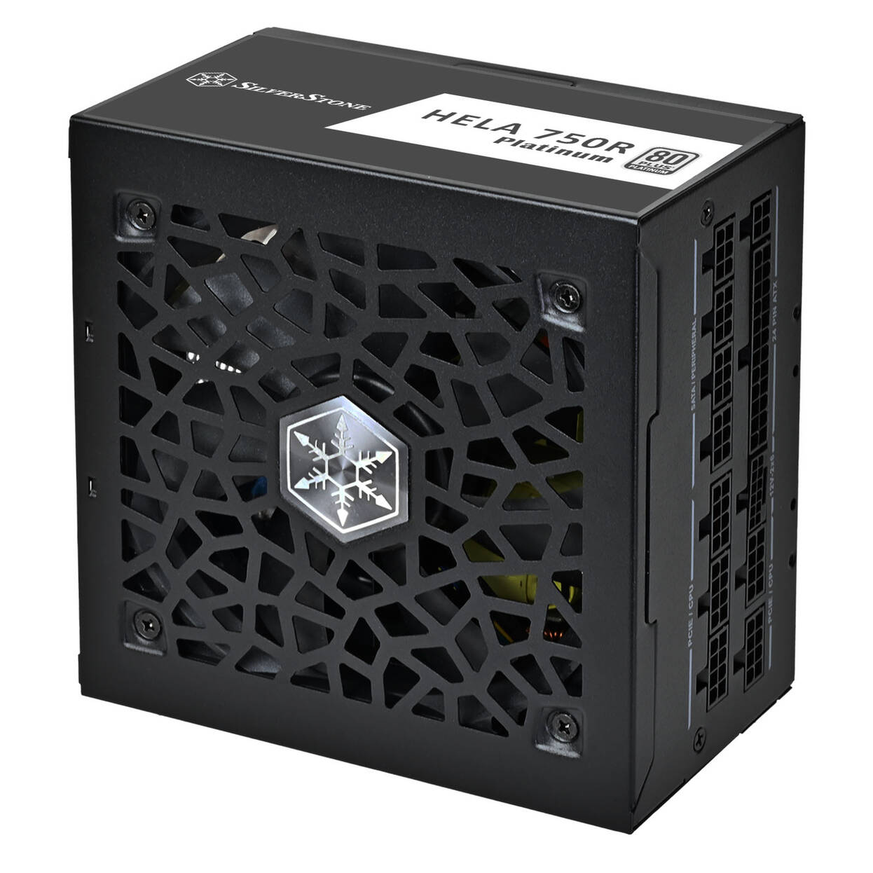 SilverStone HELA 750R 80 PLUS Platinum power supply, ATX 3.1, PCIe 5.1 - 750 watts, black : image 2