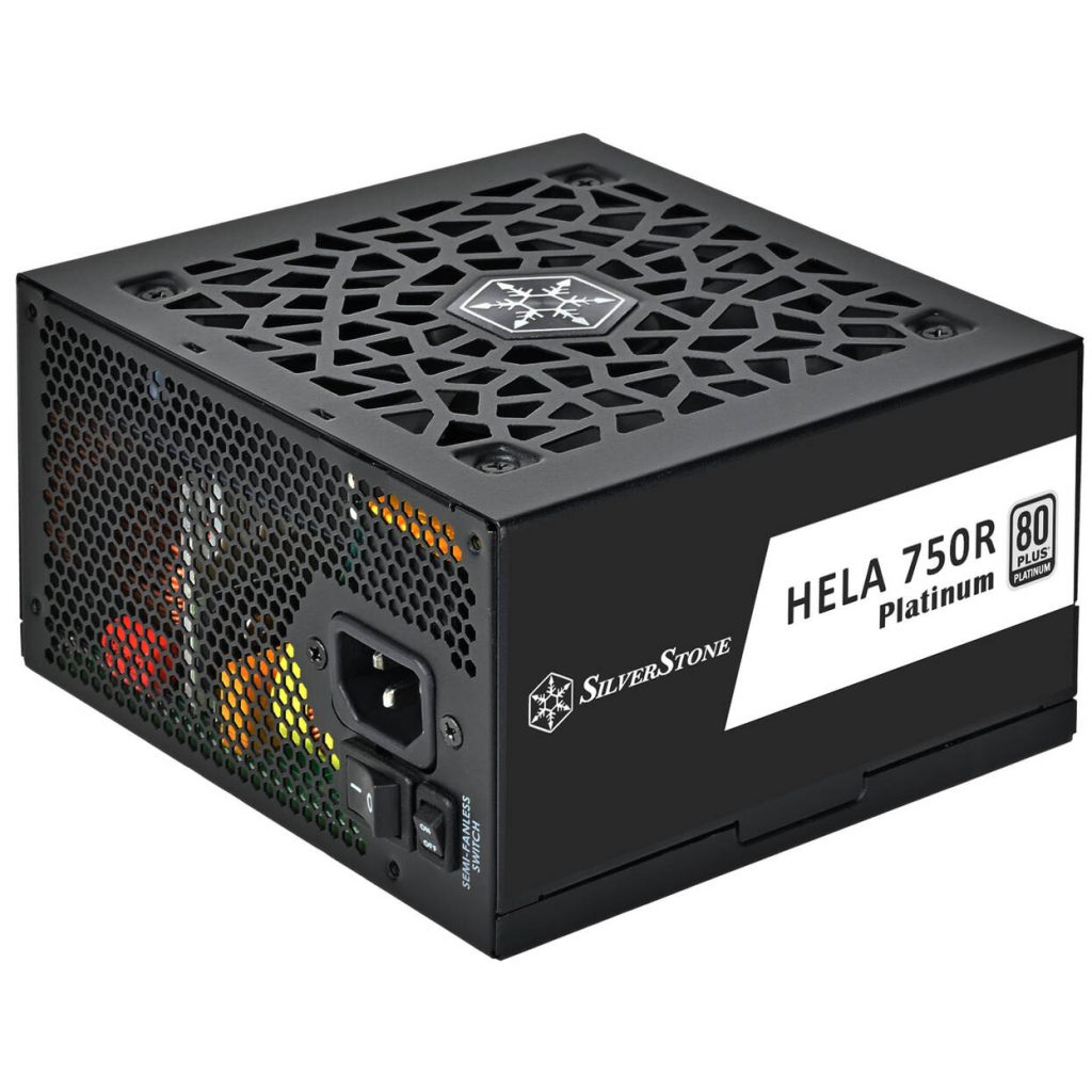 SilverStone HELA 750R 80 PLUS Platinum power supply, ATX 3.1, PCIe 5.1 - 750 watts, black : image 1