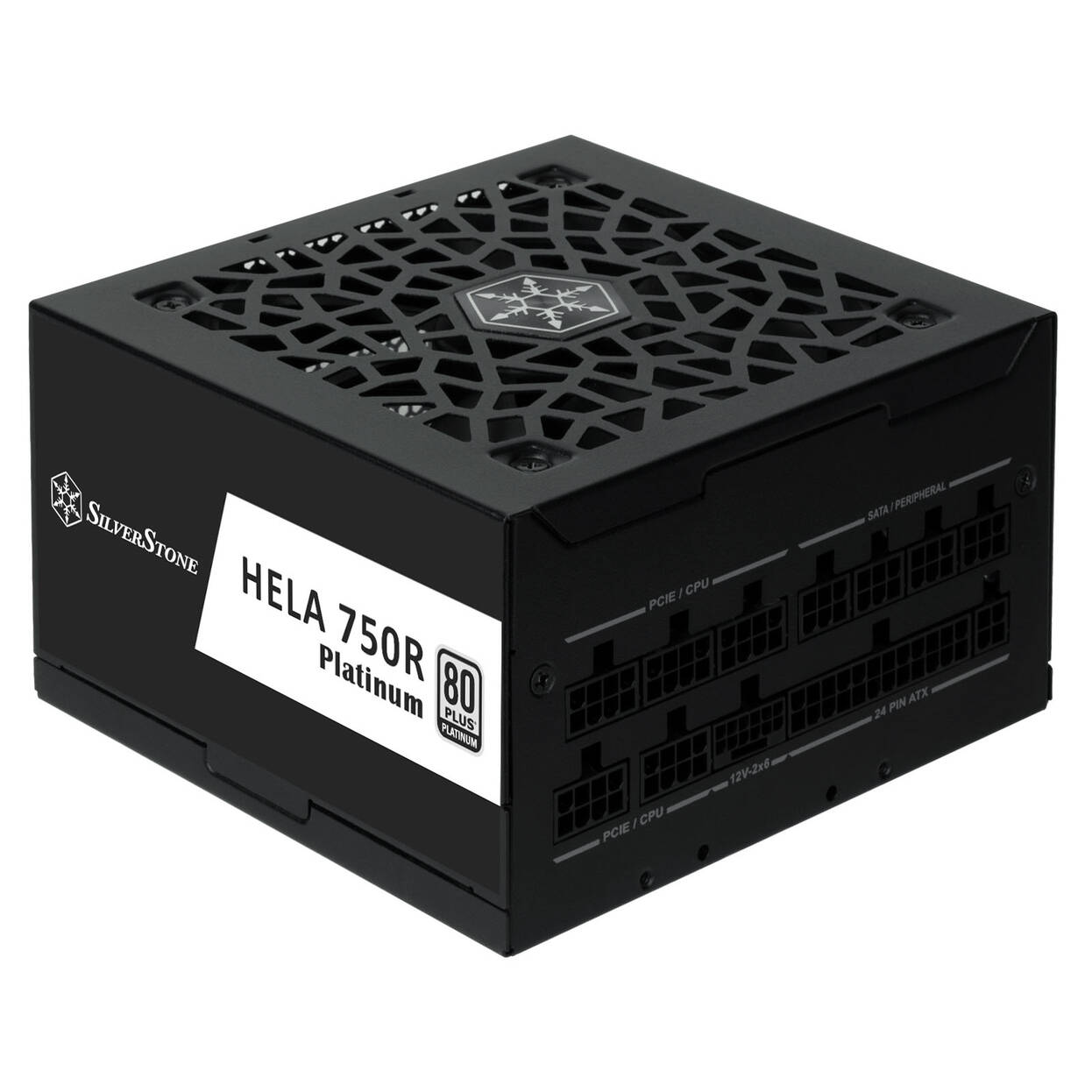 SilverStone HELA 750R 80 PLUS Platinum power supply, ATX 3.1, PCIe 5.1 - 750 watts, black : image 3