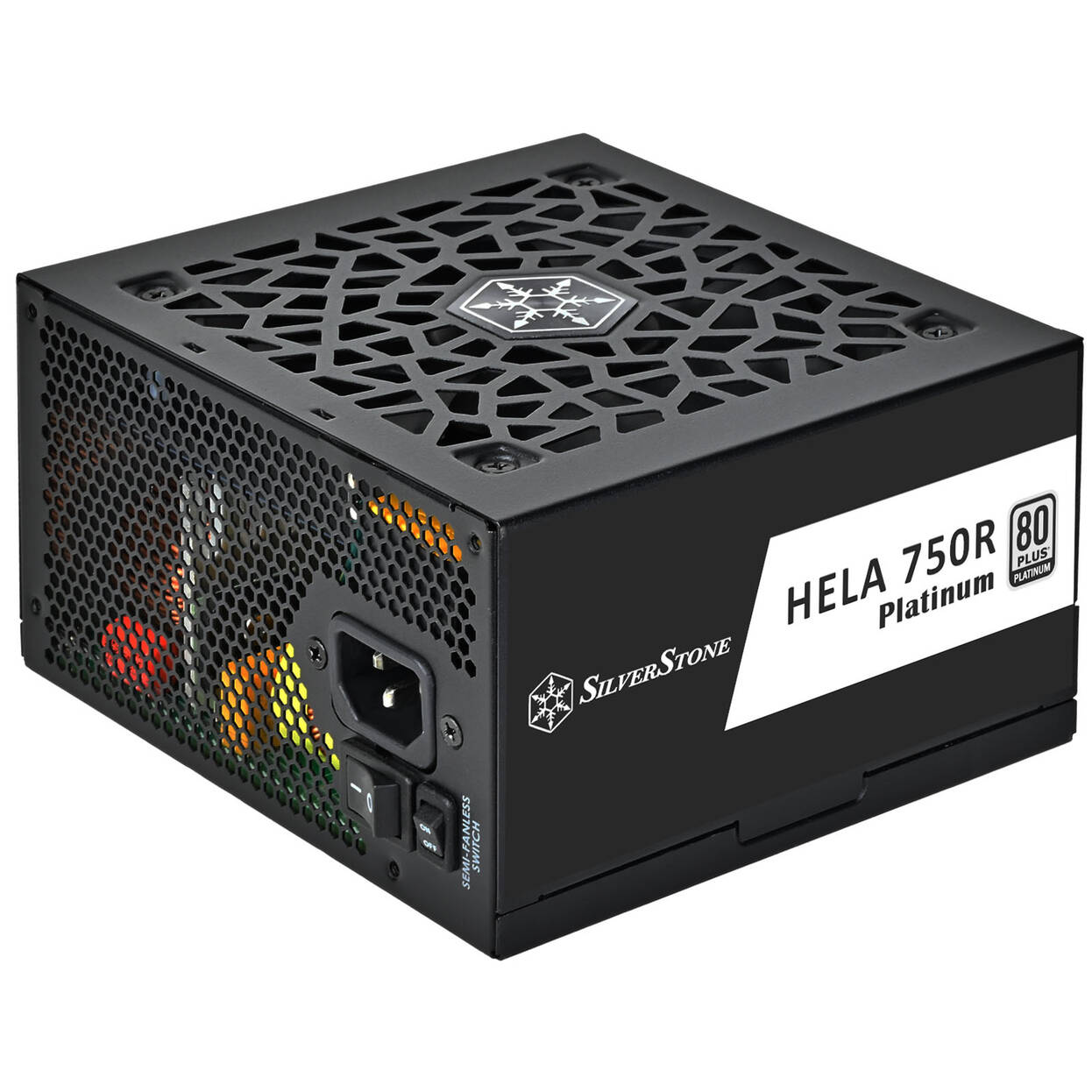 SilverStone HELA 750R 80 PLUS Platinum power supply, ATX 3.1, PCIe 5.1 - 750 watts, black : image 1
