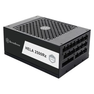 SilverStone Hela 2500Rz Cybenetics Platinum Power Supply, PCIe 5.0, ATX 3.1 - 2,500 Watt, Black