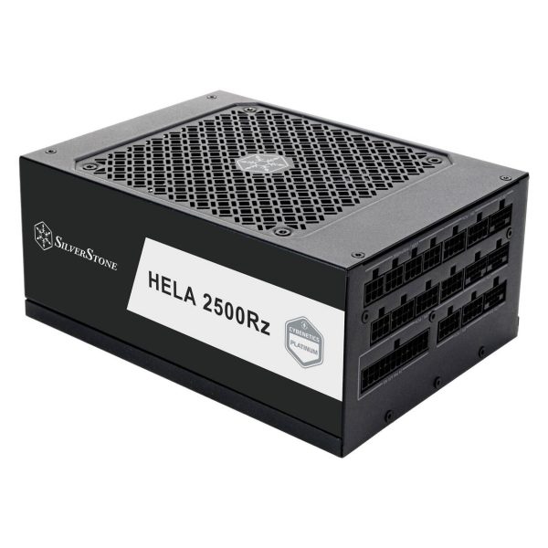 SilverStone Hela 2500Rz Cybenetics Platinum Power Supply, PCIe 5.0, ATX 3.1 – 2,500 Watt, Black