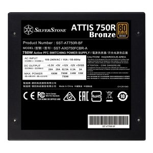 Silverstone ATTIS 750R ATX 3.1 Bronze Power Supply : image 3