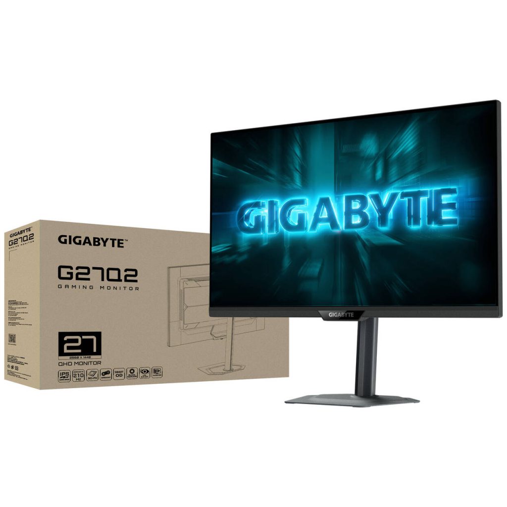 Gigabyte G27Q2 27-inch QHD Gaming Monitor, 165Hz, SS-IPS Panel, FreeSync Premium