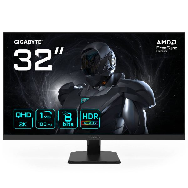 GIGABYTE GS32QA 31.5-inch QHD Gaming Monitor, 180Hz, SS-IPS Panel, FreeSync Premium