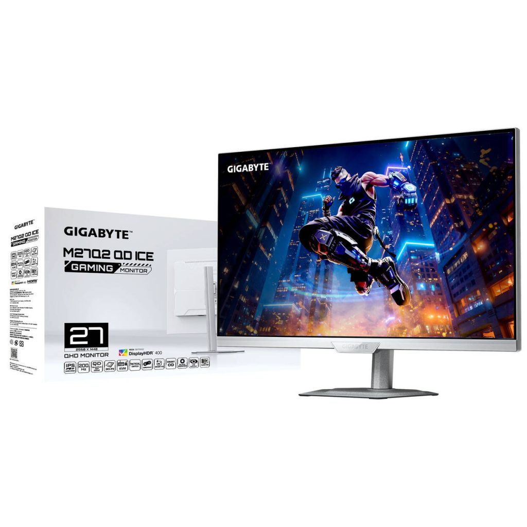 GIGABYTE M27Q2 QD ICE 27-inch QHD Gaming Monitor, 200Hz, SS-IPS Panel, G-Sync Compatible