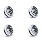 Bitspower Artemis Stop Fitting G1/4 Inch, 4-Pack - white