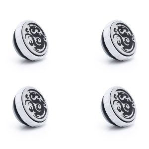 Bitspower Artemis Stop Fitting G1/4 Inch, 4-Pack - white
