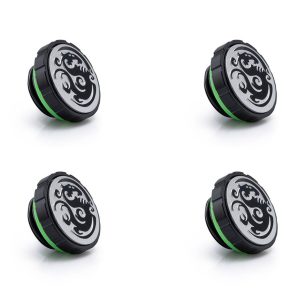 Bitspower Artemis Stop Fitting G1/4 Inch, 4-Pack - Matte Black
