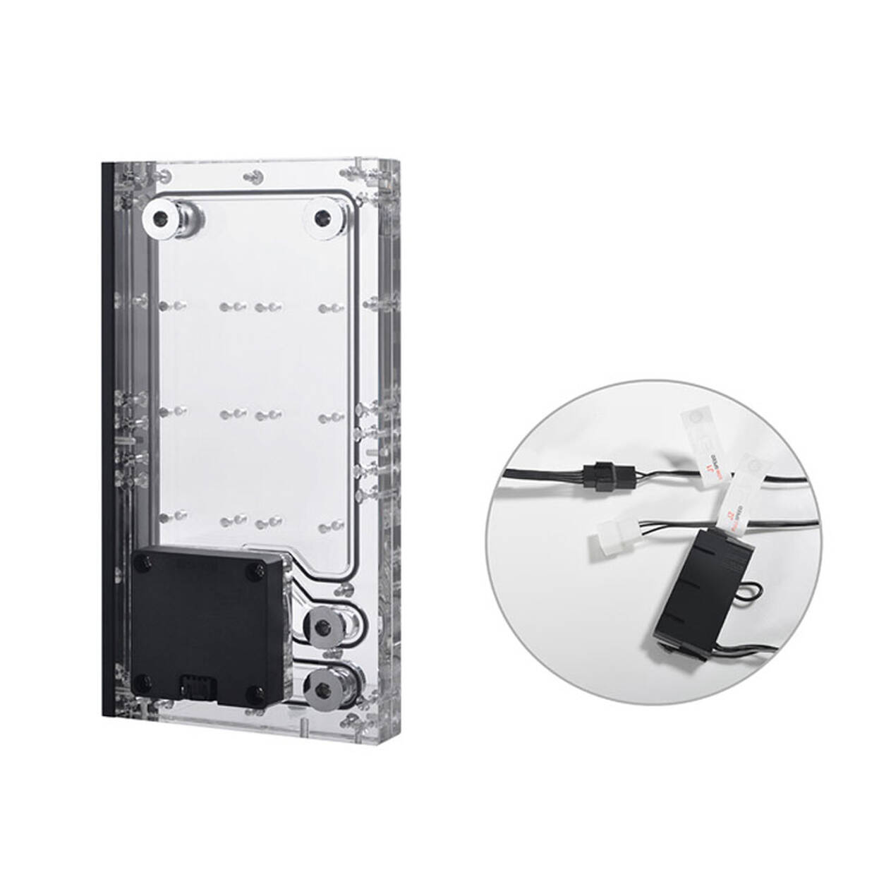 Bitspower CR240 Reservoir and Pump Combo - Acrylic : image 2
