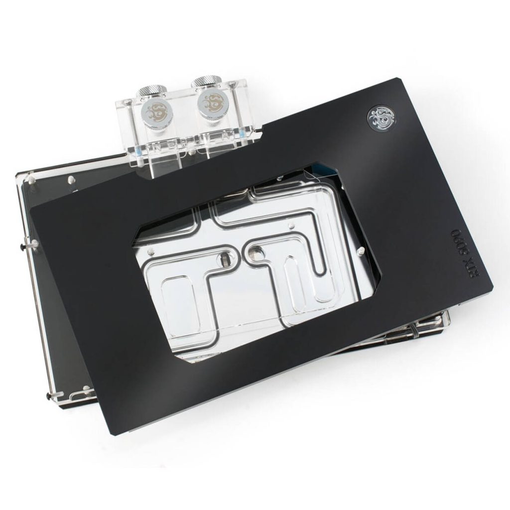 Bitspower NEBULA Suprim/Gaming Trio/Vanguard RTX 5090 Water Cooler, ARGB - Acrylic, black