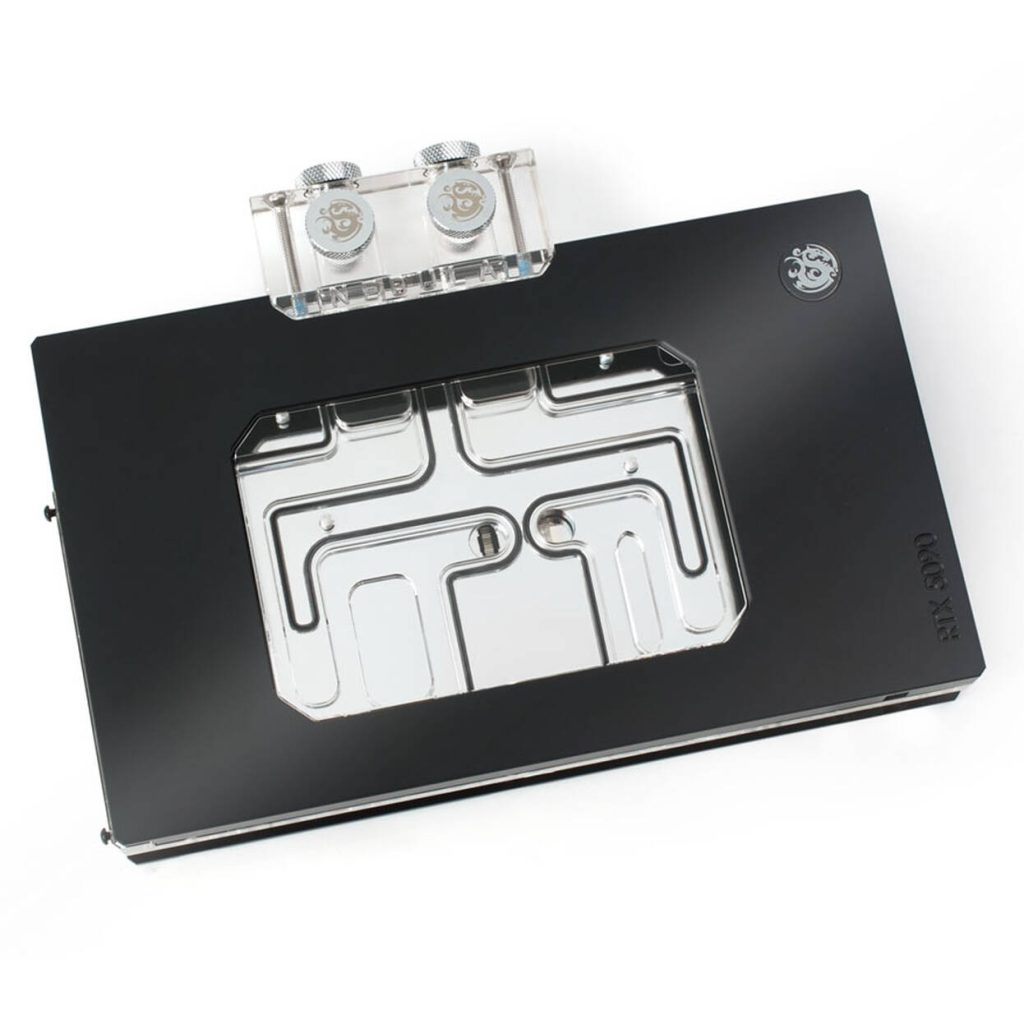 Bitspower NEBULA Suprim/Gaming Trio/Vanguard RTX 5090 Water Cooler, ARGB - Acrylic, black