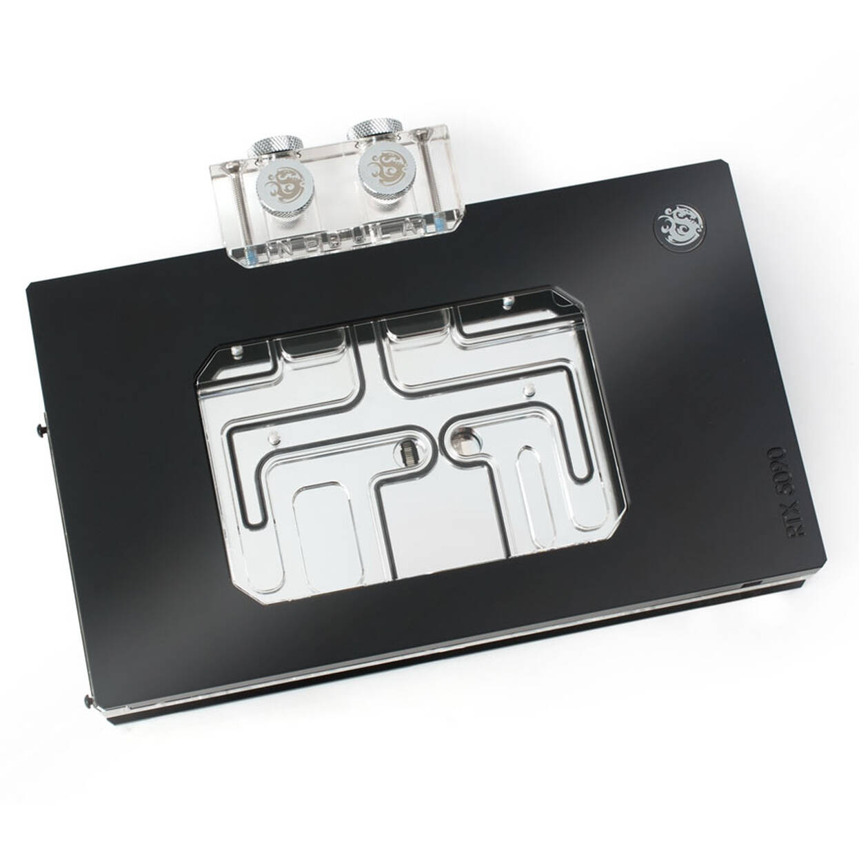 Bitspower NEBULA Suprim/Gaming Trio/Vanguard RTX 5090 Water Cooler, ARGB - Acrylic, black