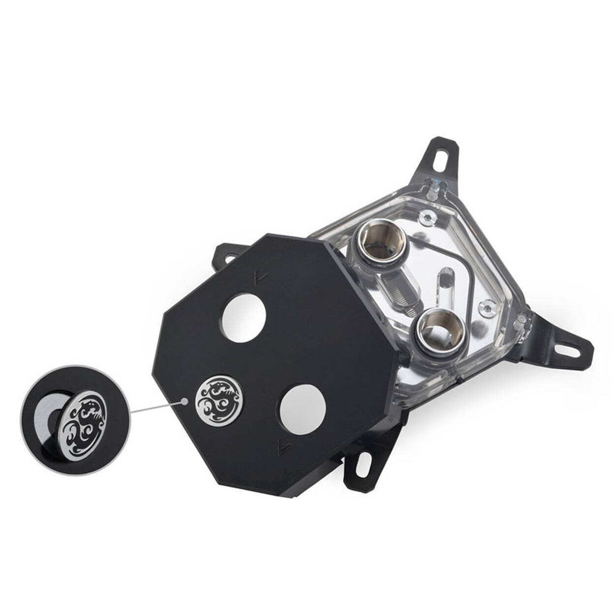 Bitspower Summit ES CPU Water block, Intel Edition - Black
