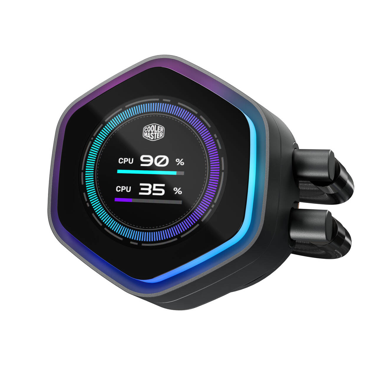 Cooler Master MasterLiquid 360 Atmos 2 LCD ARGB AIO Cooler - black : image 3