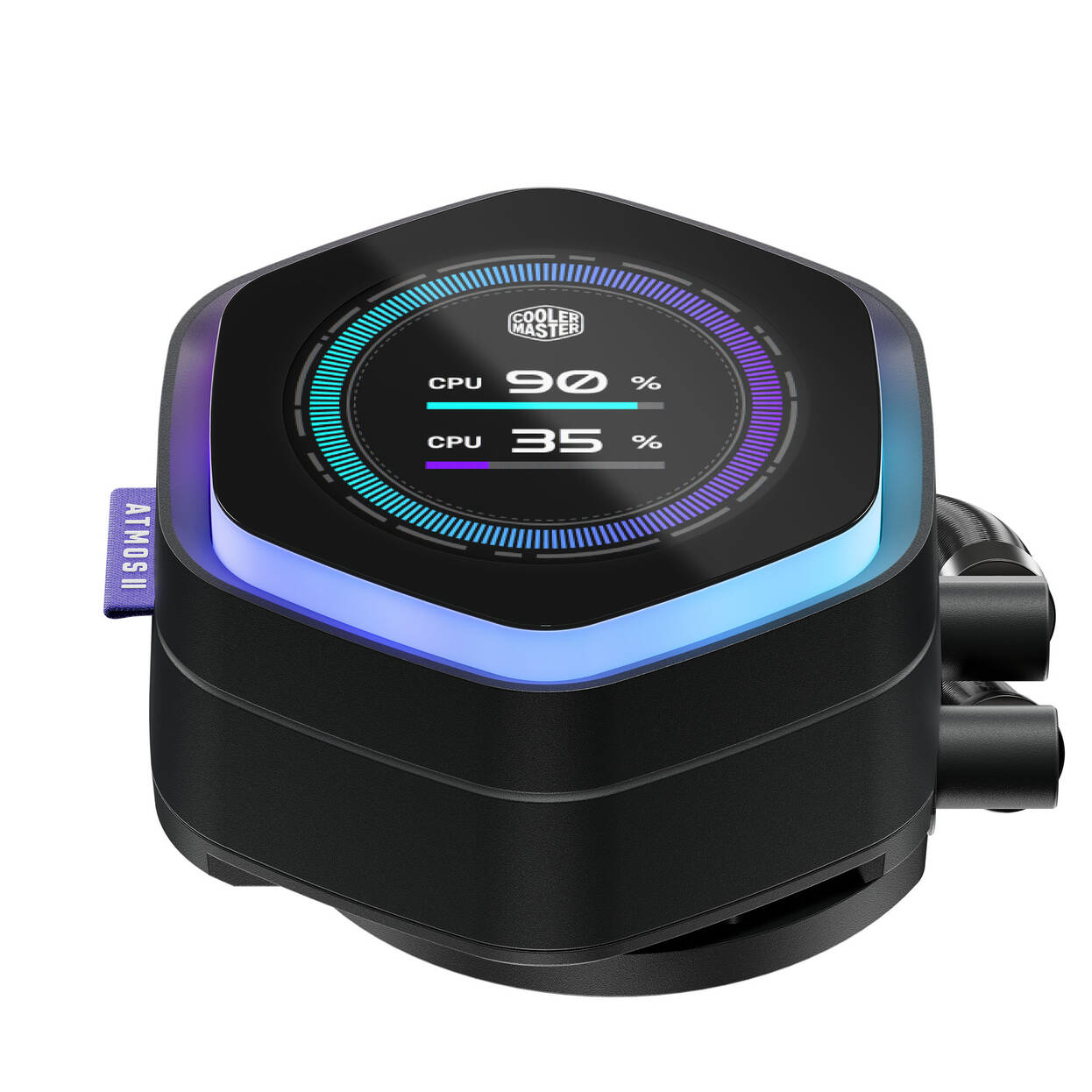 Cooler Master MasterLiquid 360 Atmos 2 LCD ARGB AIO Cooler - black : image 4