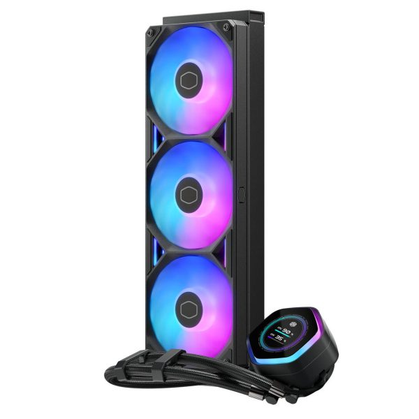 Cooler Master MasterLiquid 360 Atmos 2 LCD ARGB AIO Cooler – black