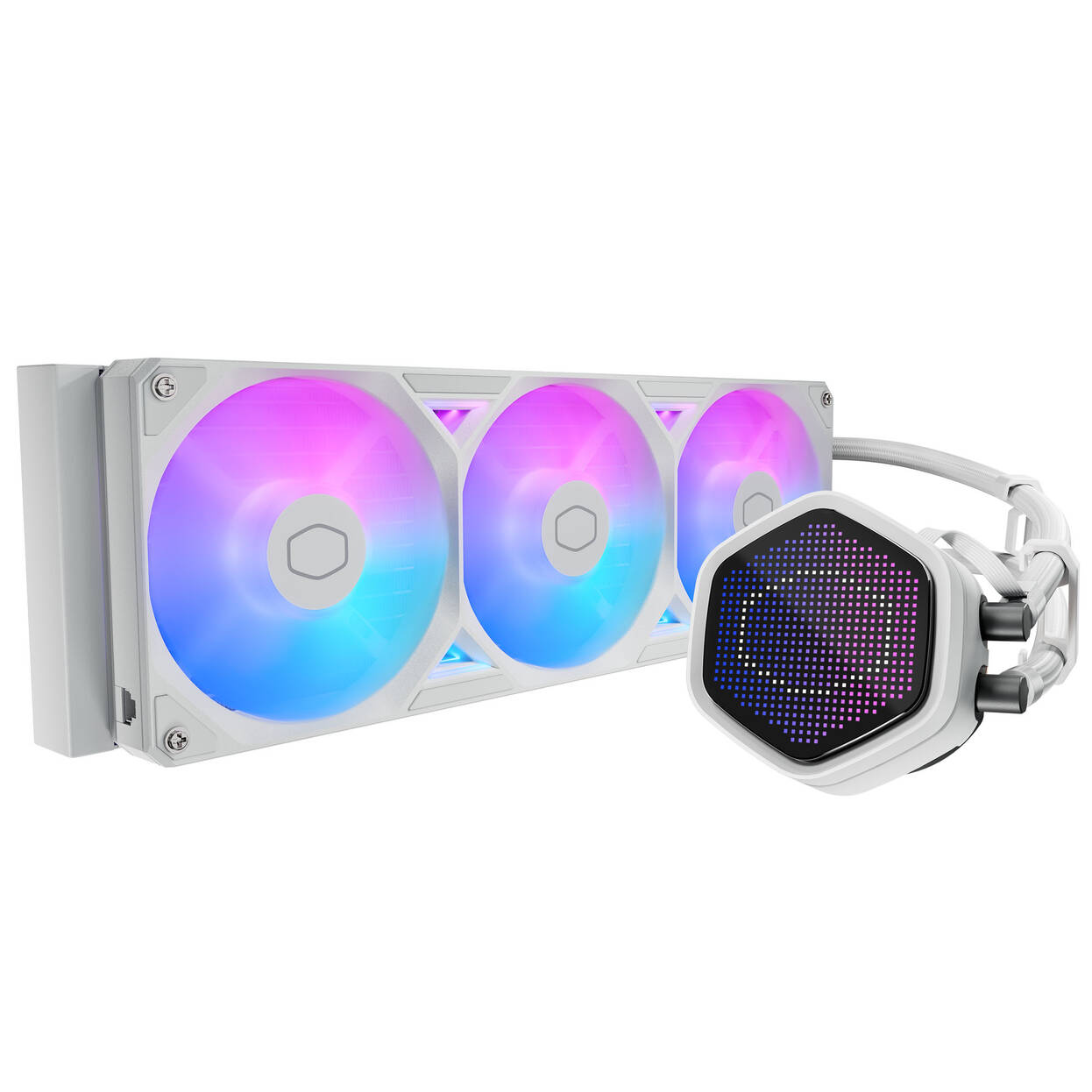 Cooler Master MasterLiquid 360 Atmos 2 Pixel LED AIO Cooler - White