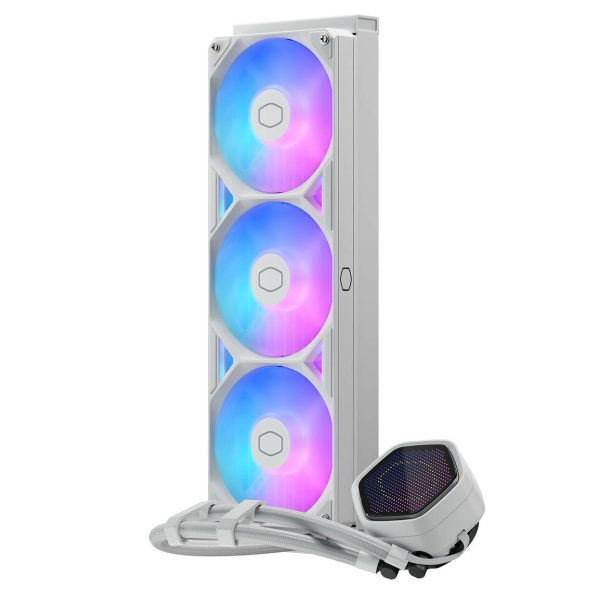 Cooler Master MasterLiquid 360 Atmos 2 Pixel LED AIO Cooler – White
