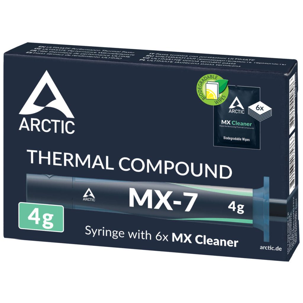 Arctic MX-7 Thermal Paste, with Cleaning Wipes - 4g