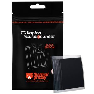 Thermal Grizzly Kapton Insulation Sheet, 10 x 60mm - 50 pieces, black