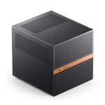 Jonsbo N6 NAS Cube Case, M-ATX - Black
