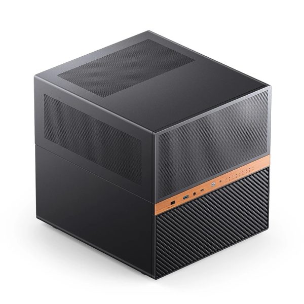 Jonsbo N6 NAS Cube Case, M-ATX – Black