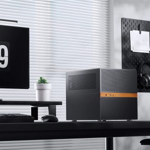 Jonsbo N6 NAS Cube Case, M-ATX - Black