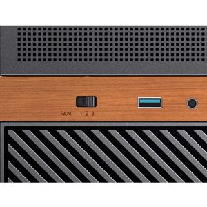 Jonsbo N6 NAS Cube Case, M-ATX - Black