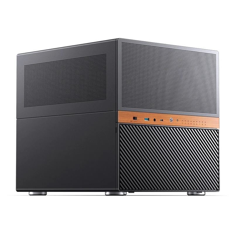 Jonsbo N6 NAS Cube Case, M-ATX - Black