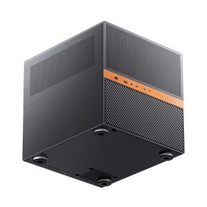 Jonsbo N6 NAS Cube Case, M-ATX - Black