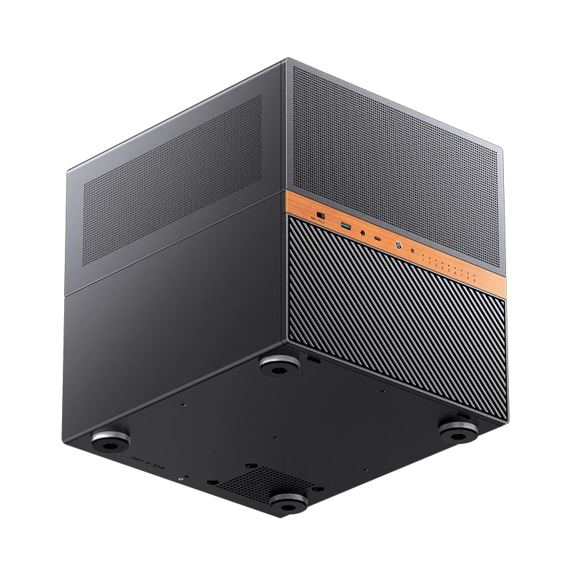 Jonsbo N6 NAS Cube Case, M-ATX - Black