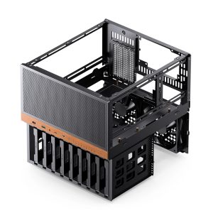 Jonsbo N6 NAS Cube Case, M-ATX - Black