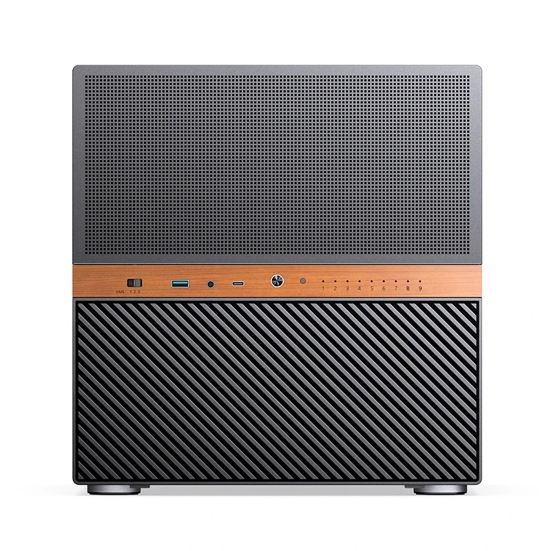 Jonsbo N6 NAS Cube Case, M-ATX - Black