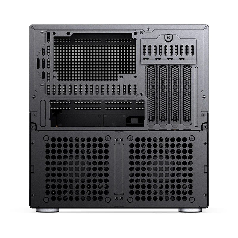 Jonsbo N6 NAS Cube Case, M-ATX - Black