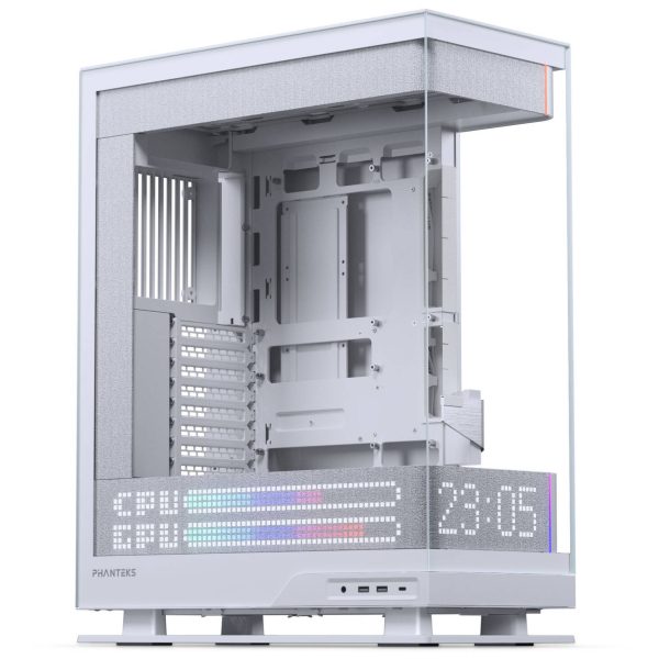 Phanteks Evolv X2 Matrix PC Case, Mid-Tower, E-ATX, Tempered Glass, Matrix LED – White
