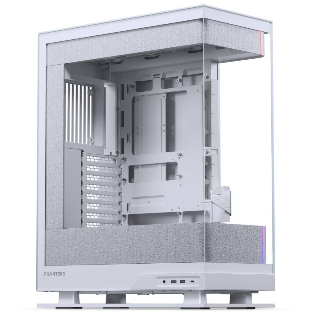Phanteks Evolv X2 Matrix PC Case, Mid-Tower, E-ATX, Tempered Glass, Matrix LED - White