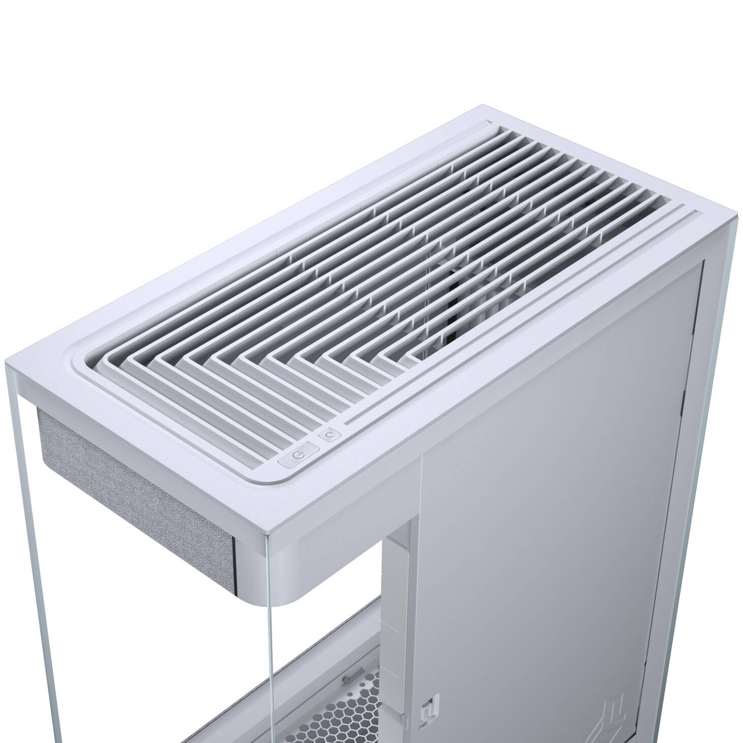 Phanteks Evolv X2 Matrix PC Case, Mid-Tower, E-ATX, Tempered Glass, Matrix LED - White