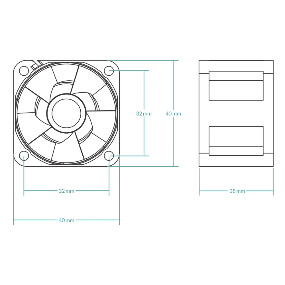 Arctic S4028-6K - 5 Pack (40x40x28 mm Fan)