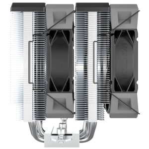 Montech NX600 CPU Cooler, Dual Tower - 2x 120mm, black