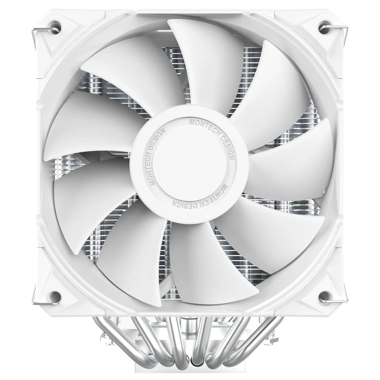 Montech NX600 CPU Cooler, Dual Tower - 2x 120mm, white