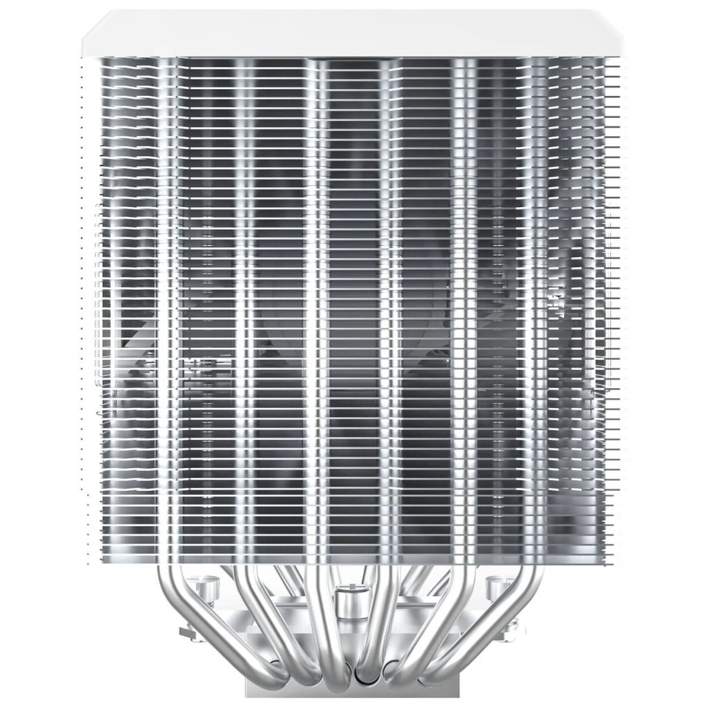 Montech NX600 CPU Cooler, Dual Tower - 2x 120mm, white