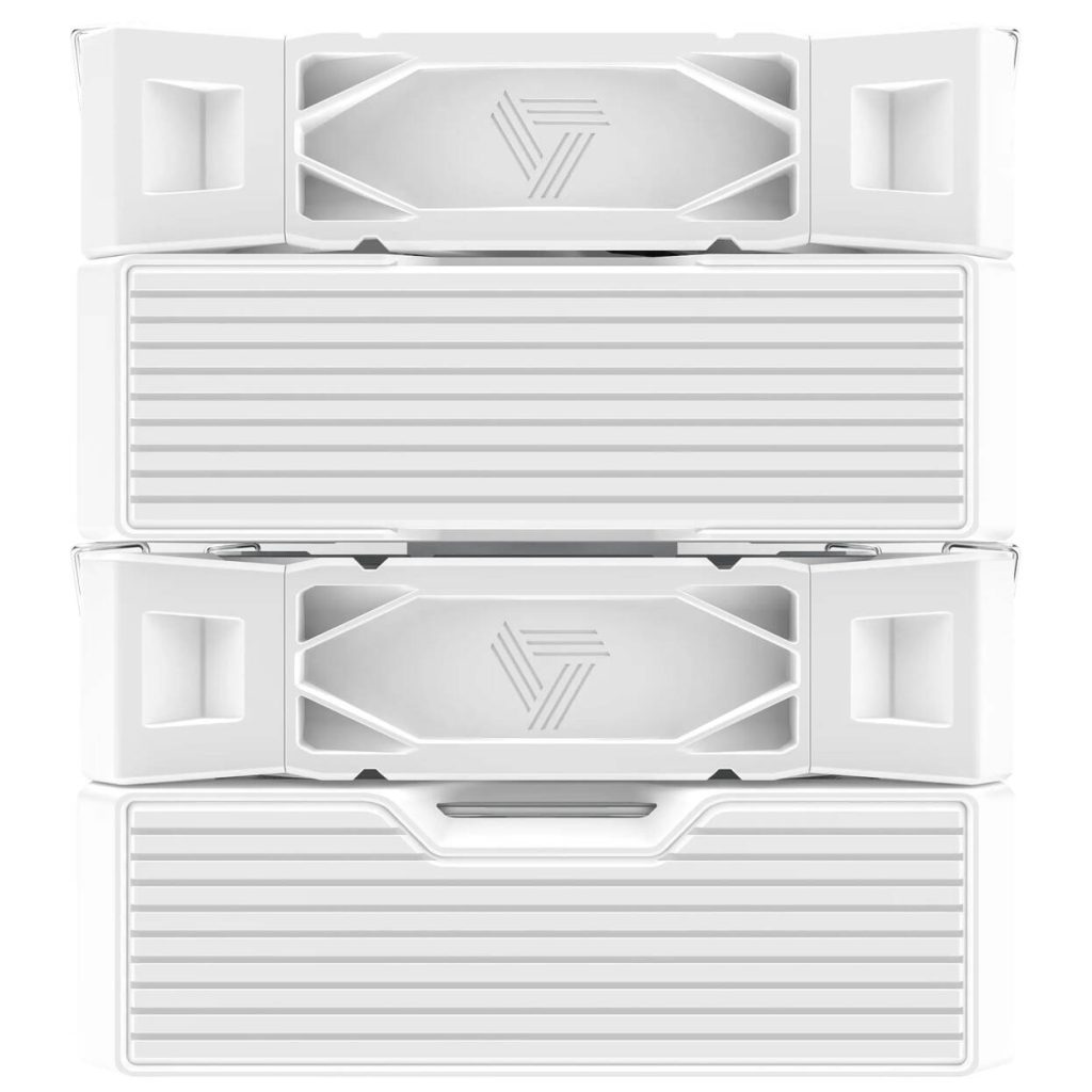 Montech NX600 CPU Cooler, Dual Tower - 2x 120mm, white