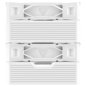 Montech NX600 CPU Cooler, Dual Tower - 2x 120mm, white