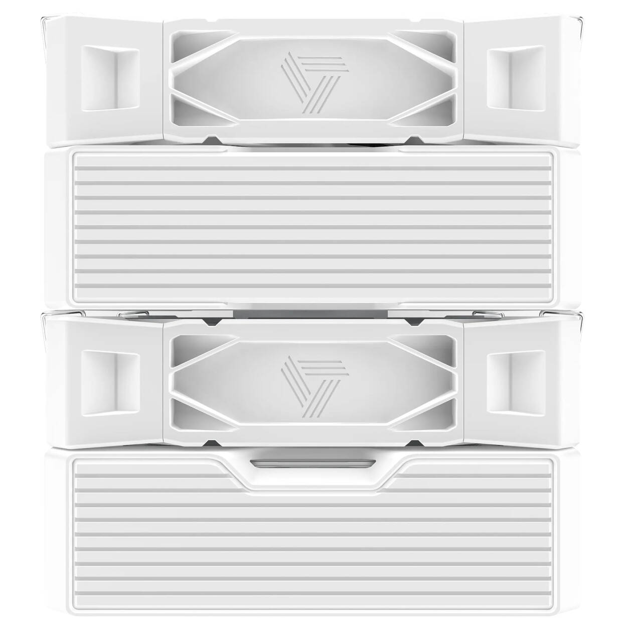 Montech NX600 CPU Cooler, Dual Tower - 2x 120mm, white