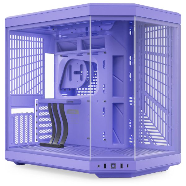 Hyte Y70 PC Case, Mid Tower, Tempered Glass – Taro Milk