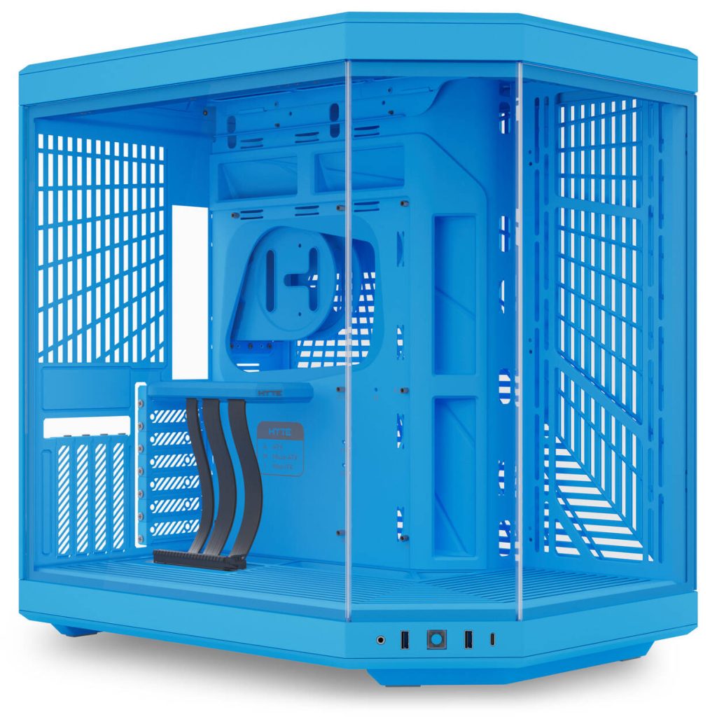 Hyte Y70 PC Case, Mid Tower, Standard – Blueberry Milk