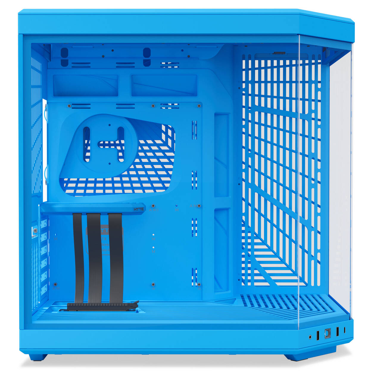 Hyte Y70 PC Case, Mid Tower, Standard – Blueberry Milk