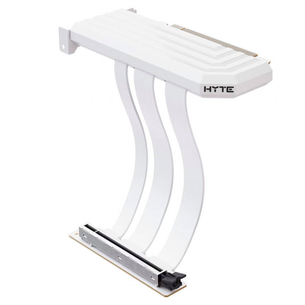 HYTE PCIe 5.0 Hyper Riser Cable - Snow White