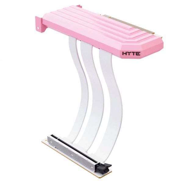 HYTE PCIE 5.0 Hyper Riser Cable – Strawberry Milk